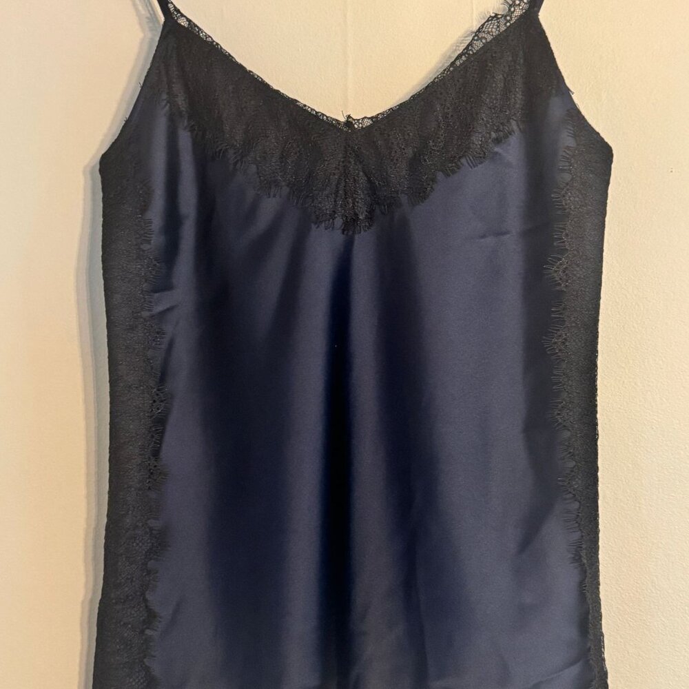 NWT Club Monaco Catalenah Cami Chemise - Navy Blue | sz XS